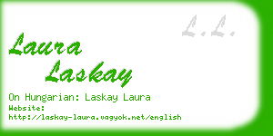 laura laskay business card